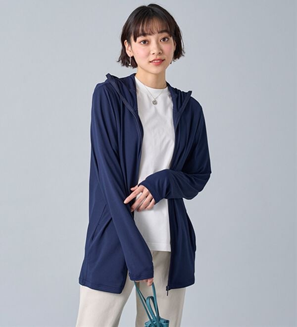 BELLUNA（ベルーナ）の「ひさし付！ＵＶ対策軽量パーカー（パーカー）」｜詳細画像