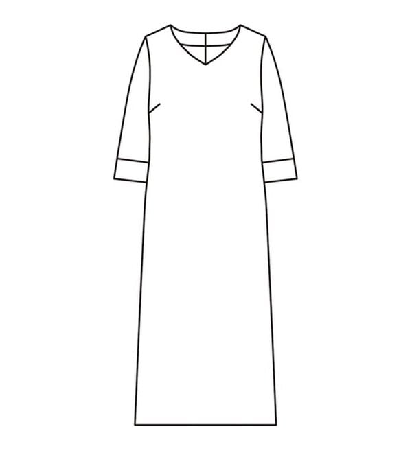 RANAN（ラナン）の「洗える！シンプルロングワンピース（ブラックフォーマル（喪服・礼服））」｜詳細画像