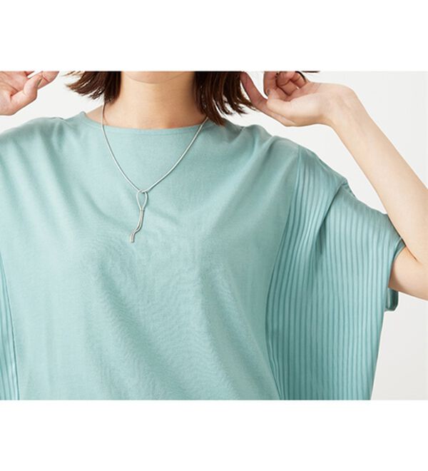 BELLUNA（ベルーナ）の「サイドシャドーストライプ切替チュニック（チュニック）」｜詳細画像