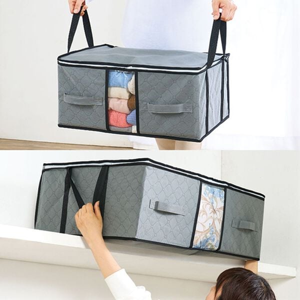 「竹炭消臭　収納ケースセット（衣類・布団収納）」｜詳細画像