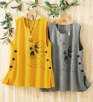 ルフラン（ルフラン）の「残暑に負けるな！ベストコレクション（ベスト）」｜花柄