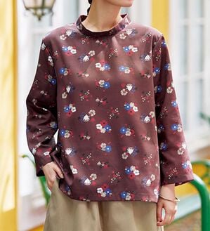 BELLUNA（ベルーナ）の「【ムーミン】隠れリトルミイブラウス（ブラウス）」｜ボルドー