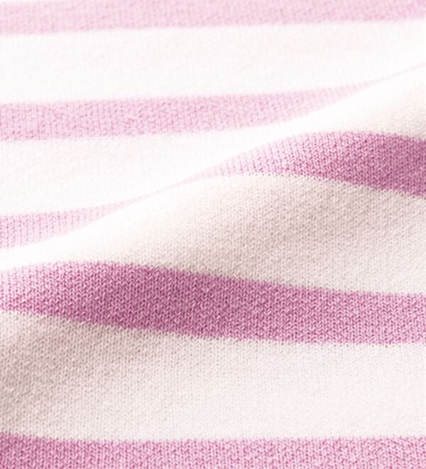 VINNO（ヴィノ）の「パネルボーダーニットプルオーバー（ニット・セーター）」｜詳細画像