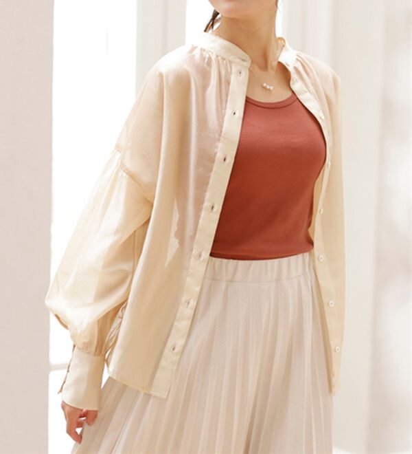 LAVIENNE（ラヴィエンヌ）の「【５色組】下着に見えない！綿１００％アースカラータンク（肌着・インナーウェア）」｜詳細画像