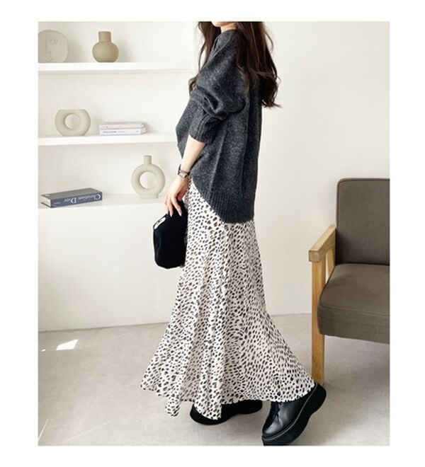 GeeRA（ジーラ）の「切替フレアーロングスカート（ロングスカート）」｜詳細画像