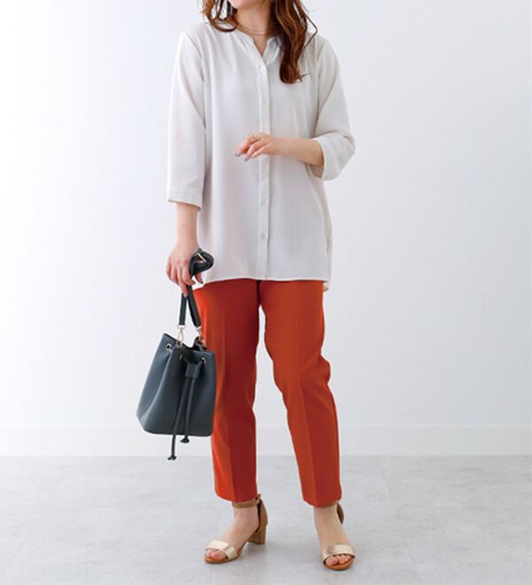 BELLUNA（ベルーナ）の「【新色追加】機能付！バックプリーツチュニック（チュニック）」｜詳細画像