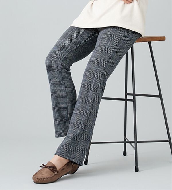 BELLUNA（ベルーナ）の「まるではく毛布！静電防止付裏ファーイージーパンツ（フルレングスパンツ）」｜詳細画像