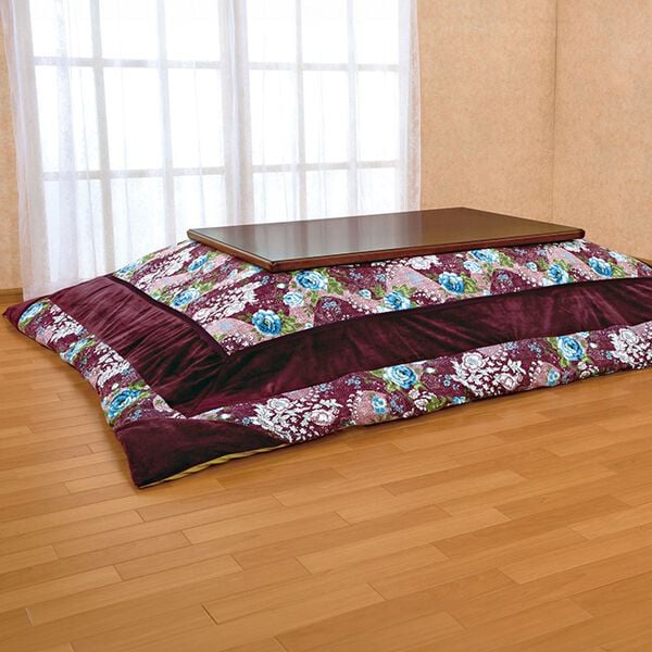 「ＮＥＷ　ベロアパッチワークこたつふとんカバー（こたつ布団）」｜詳細画像