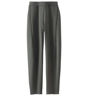 BELLUNA（ベルーナ）の「シュッと体型カバー！ワイドテーパード美脚パンツ（フルレングスパンツ）」｜グレー