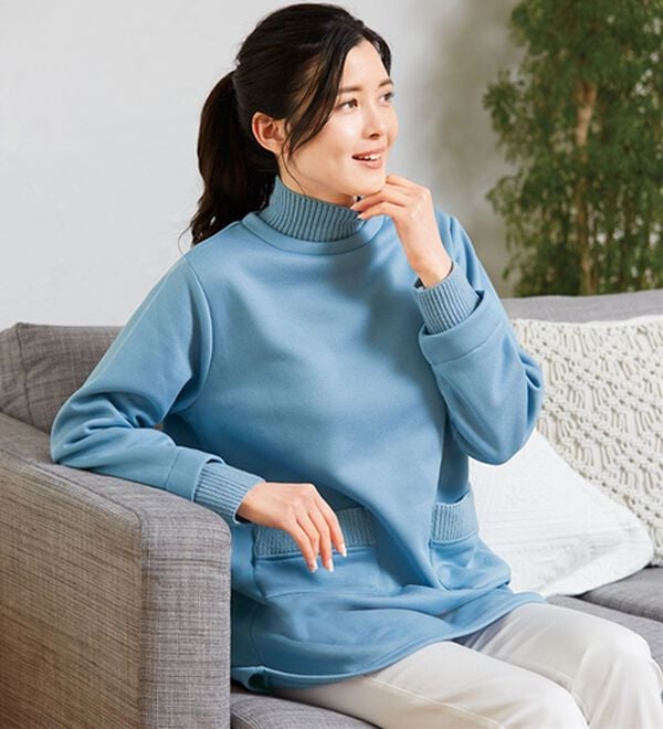 LAVIENNE（ラヴィエンヌ）の「【３色組】レイヤード風技ありプルオーバー（ニット・セーター）」｜詳細画像