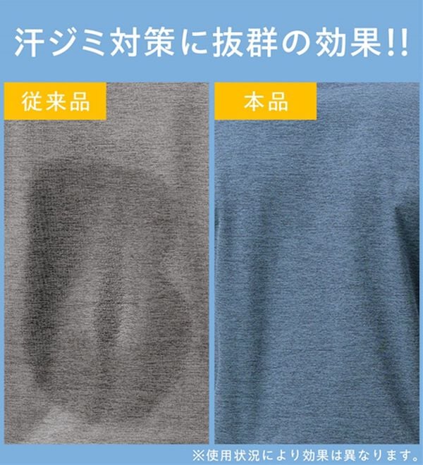 「＜シンプル＆プラス＞インナーいらずの汗対策ポロシャツ（メンズポロシャツ）」｜詳細画像