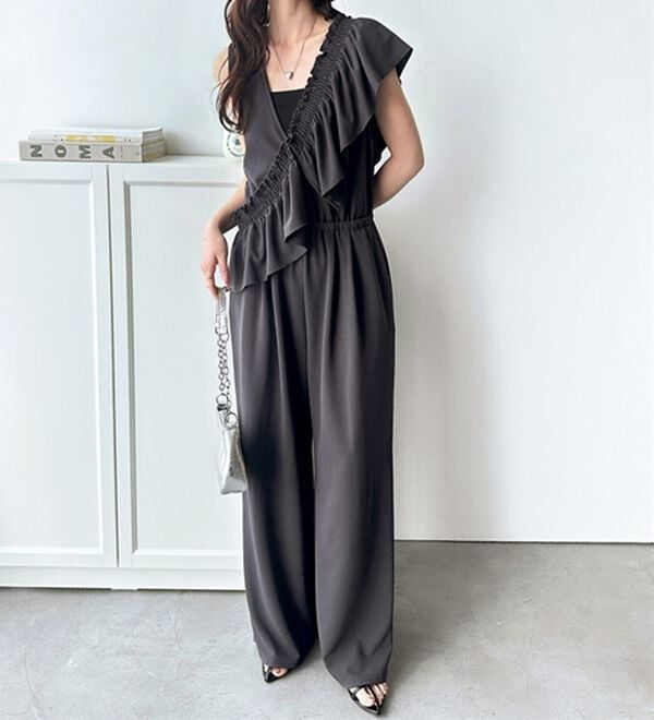 GeeRA（ジーラ）の「マルチＷＡＹフリルサロペット（オールインワン）」｜詳細画像