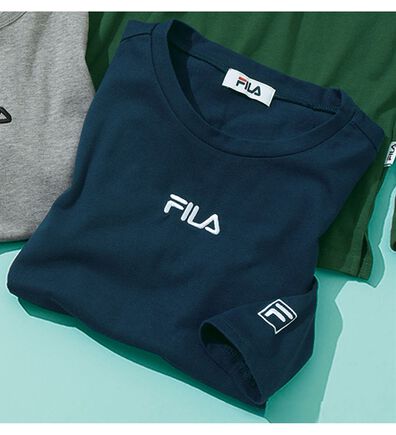 「＜フィラ＞ワンポイント刺しゅうＴシャツ（メンズカットソー）」