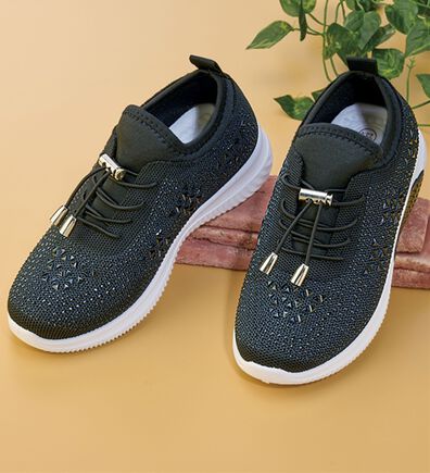 ルフラン（ルフラン）の「ビジュー付きレースアップスニーカー（スニーカー）」