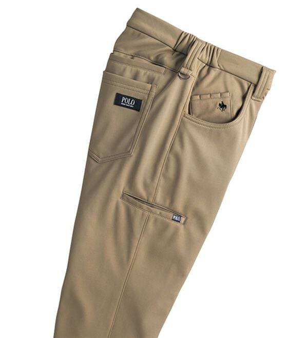 「【２本組】＜ポロ・ビーシーエス＞すっきり穿ける暖かパンツ（メンズフルレングスパンツ）」｜詳細画像