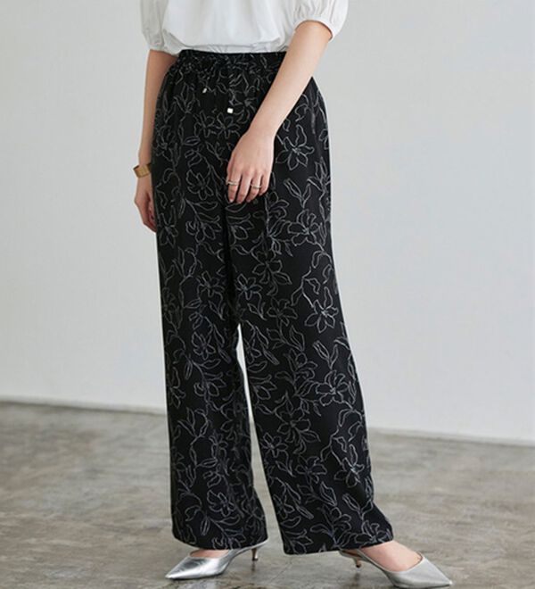 Pierrot（ピエロ）の「【接触冷感・吸水速乾】夏に快適！ウォッシャブルイージーパンツ（その他パンツ）」｜詳細画像