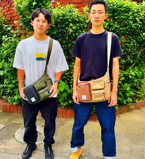 「大人に似合う国産帆布のこだわりクロスボディバッグ（メンズショルダーバッグ）」｜詳細画像