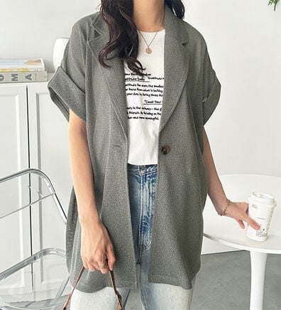 GeeRA（ジーラ）の「シャツ感覚で着られるメッシュジャケット（テーラードジャケット）」