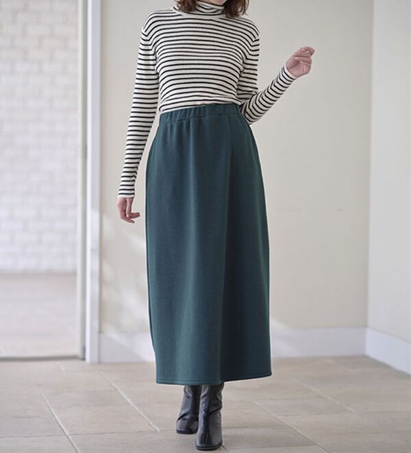BELLUNA（ベルーナ）の「【毛玉になりにくい】あったかキレイ！大人のこだわりスカート（ロングスカート）」｜詳細画像