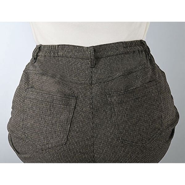 BELLUNA（ベルーナ）の「蓄熱保温ウール調千鳥柄パンツ（フルレングスパンツ）」｜詳細画像