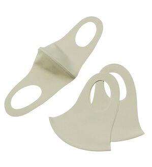 「日本製 冷感抗ウイルスＵＶ洗えるマスク（3枚組・15枚組・30枚組・45枚組）（衛生用品・マスク）」｜サンドベージュ