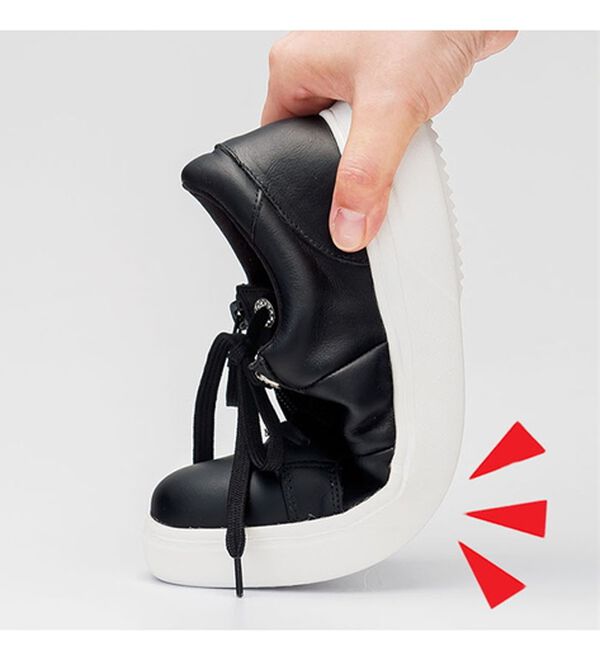 ルフラン（ルフラン）の「エルドベーレ ビジュー金具付レザースニーカー（スニーカー）」｜詳細画像