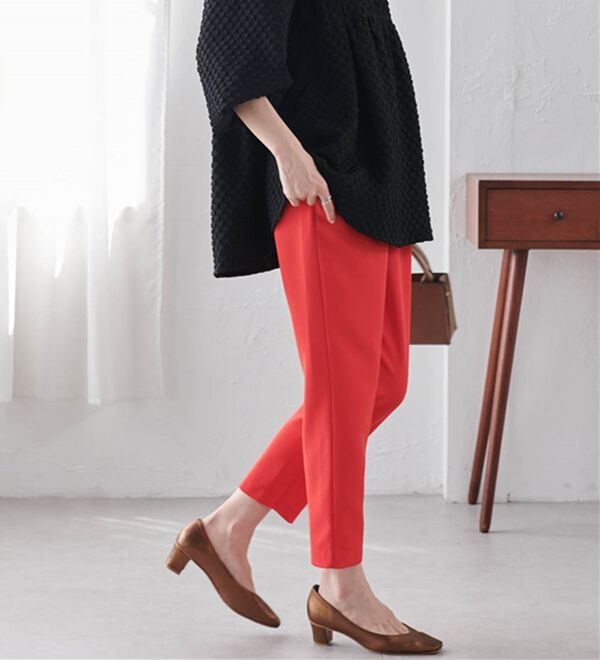 RANAN（ラナン）の「美脚シルエットクロップドパンツ（フルレングスパンツ）」｜詳細画像
