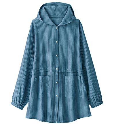 BELLUNA（ベルーナ）の「フード付き楊柳シアーパーカー（パーカー）」