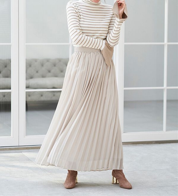 RANAN（ラナン）の「＜ムースタッチ＞洗える！バイカラータートルリブニット（ニット・セーター）」｜詳細画像