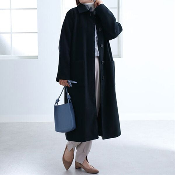 BELLUNA（ベルーナ）の「ウール調ステンカラーロングコート（ロングコート）」｜詳細画像