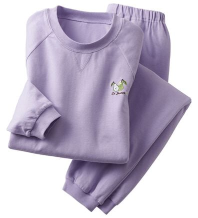 LAVIENNE（ラヴィエンヌ）の「ゆったり刺しゅうスウェットパジャマ（パジャマ・ルームウェア）」