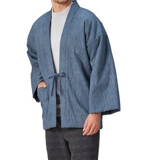 「高島ちぢみぽかぽか中綿はんてん（メンズルームウェア）」｜1