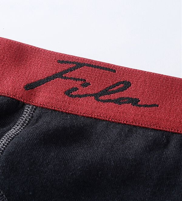 「【４枚組】＜フィラ＞スタイリッシュロゴデザインボクサー（メンズボクサーパンツ）」｜詳細画像