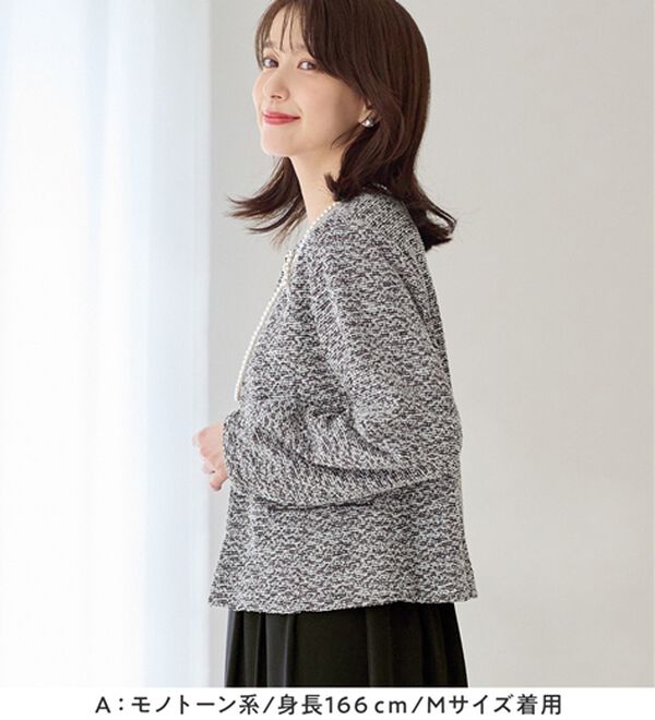 Viola e Viola（ヴィオラ エ ヴィオラ）の「【２点セット】選べる！華やかワンピースアンサンブルスーツ（ワンピースセットスーツ）」｜詳細画像