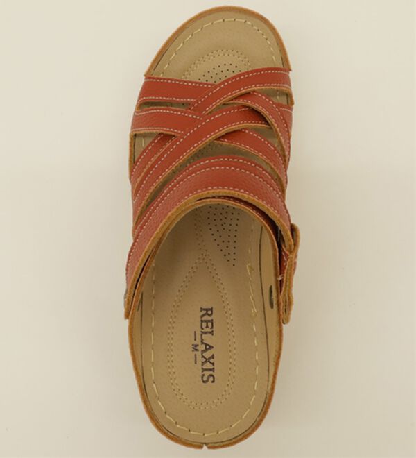 BELLUNA（ベルーナ）の「レザー調クロスデザイン２ＷＡＹサンダル（サンダル・ミュール）」｜詳細画像