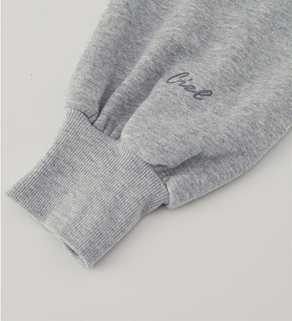 RANAN（ラナン）の「裏起毛Ｖネックロゴ刺しゅうスウェット（トレーナー・スウェット）」｜詳細画像