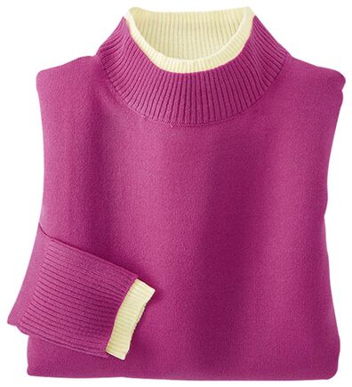 BELLUNA（ベルーナ）の「配色デザイン重ね着風ニットセーター（ニット・セーター）」