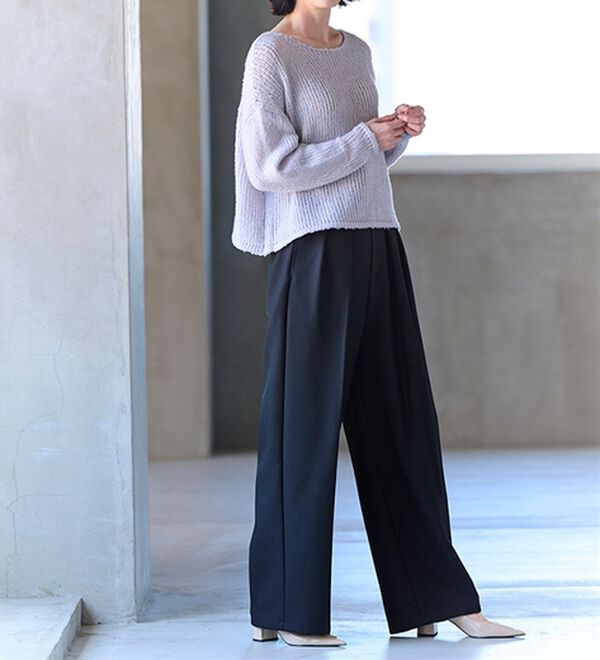 RANAN（ラナン）の「モヘアタッチローゲージシアーニット（ニット・セーター）」｜詳細画像