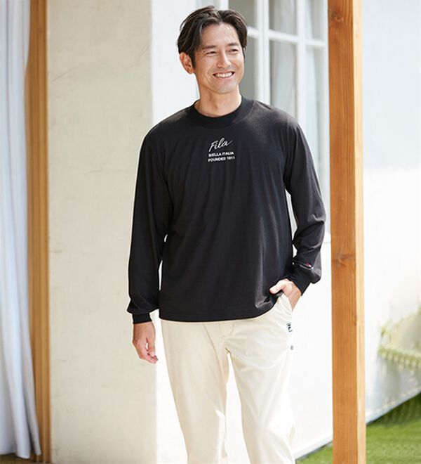 「＜フィラ＞ミラノリブカーデ＆Ｔシャツ（メンズＴシャツ）」｜詳細画像