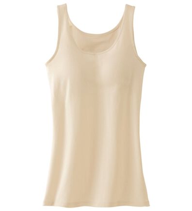 LAVIENNE（ラヴィエンヌ）の「【とろけるような肌ざわり】テンセル（ＴＭ）繊維コットン混カップ付インナー（肌着・インナーウェア）」