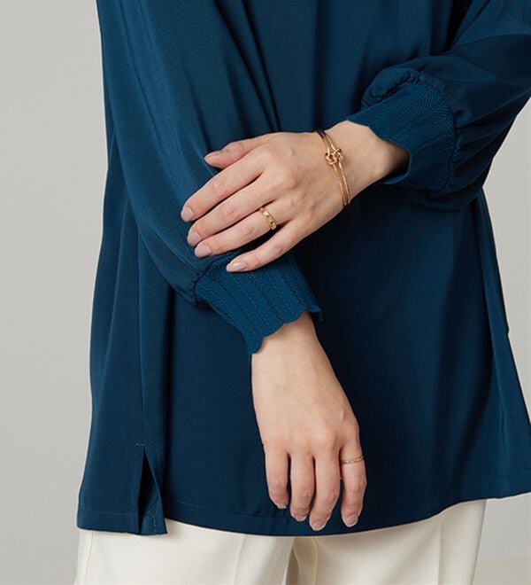 BELLUNA（ベルーナ）の「リブニット使いチュニック（チュニック）」｜詳細画像