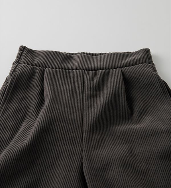 RANAN（ラナン）の「あったか裏ベロアニットコールフレアパンツ（フルレングスパンツ）」｜詳細画像