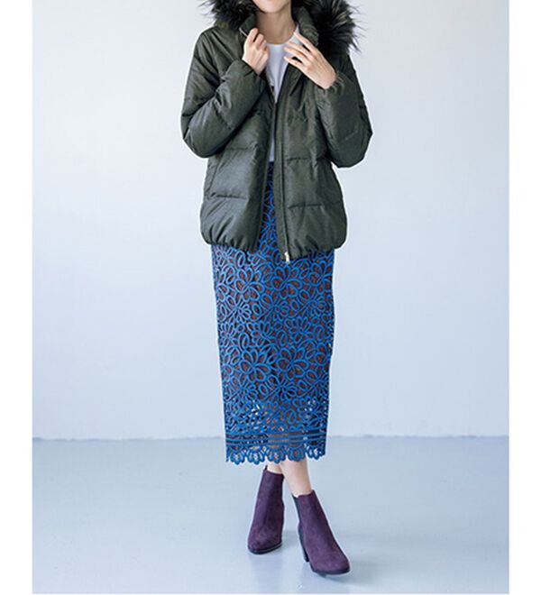 RANAN（ラナン）の「リアルファー付ダウンショートコート（ショートコート）」｜詳細画像