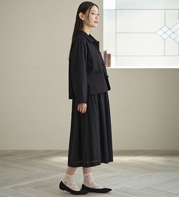 BELLUNA（ベルーナ）の「ドビー素材ショールカラージャケット（その他ジャケット）」｜詳細画像