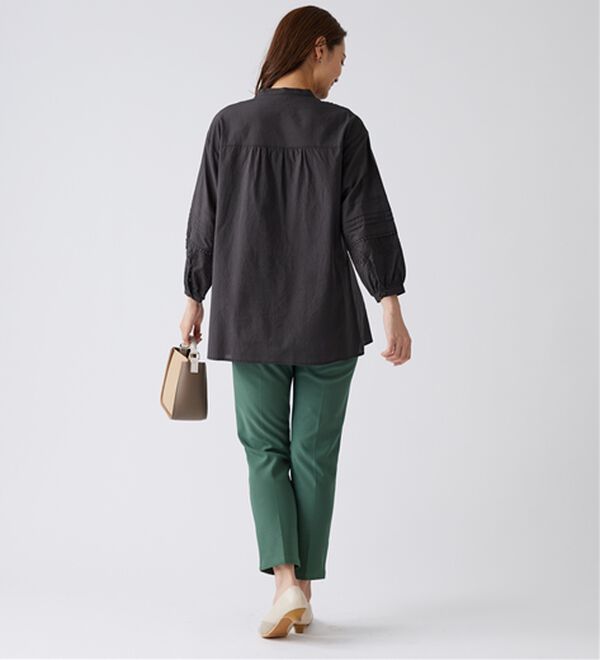 BELLUNA（ベルーナ）の「モチーフレースピンタック使いチュニック（チュニック）」｜詳細画像