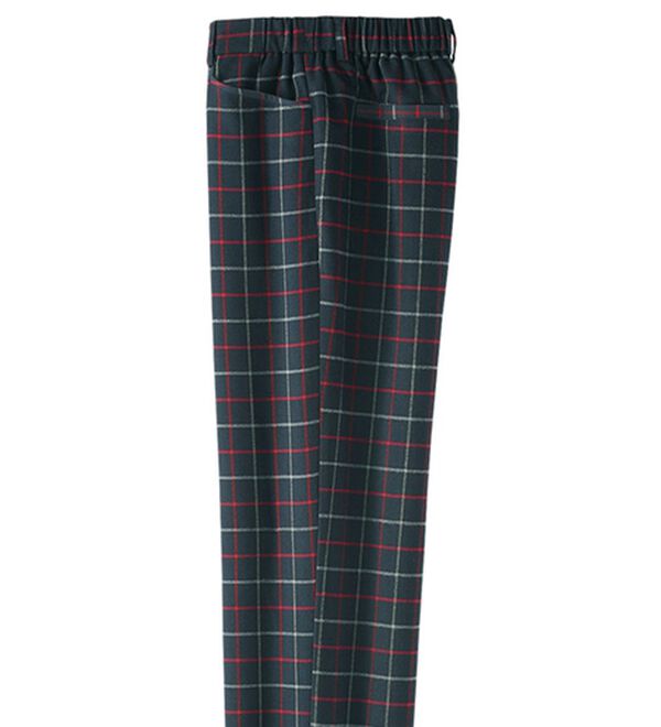 BELLUNA（ベルーナ）の「サイズ満載！柔らかセミワイドパンツ（ワイドパンツ・ガウチョ）」｜ネイビーウインドペン