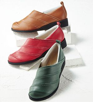 BELLUNA（ベルーナ）の「柔らか～！イタリアンレザー快適スリッポン（スリッポン）」｜詳細画像