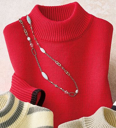 ルフラン（ルフラン）の「チクチクしない！洗えるゆったりニット（ニット・セーター）」