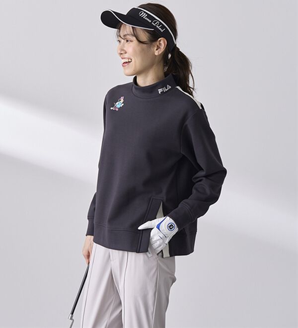 BELLUNA（ベルーナ）の「【Ｄｉｓｎｅｙ／ＦＩＬＡ】ダンボールニットスリットプルオーバー（カットソー）」｜詳細画像