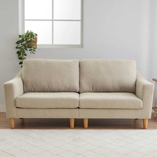 iellio（イエリオ）の「ベーシックソファ　Ｎａｂｕｒｉ＜１人掛・２．５人掛＞（ソファ）」｜グレー